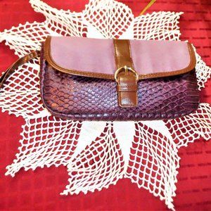 *** Elizabeth Arden *** WRISTLET Suede / Leather